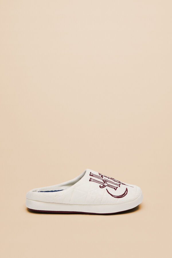 Women'secret Zapatillas casa Harry Potter acolchadas marfil marfil