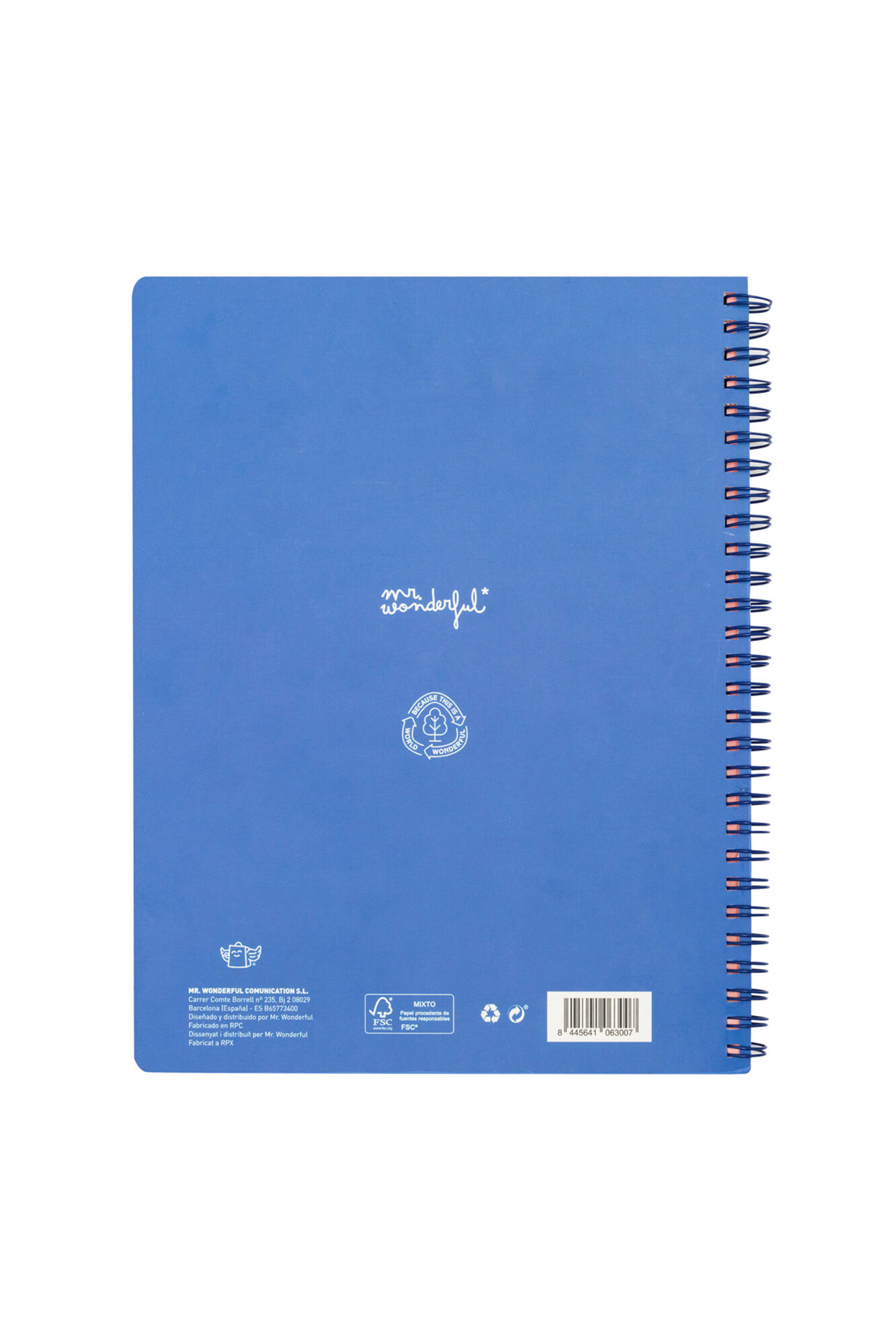 Mr. Wonderful Libreta A5 - &iexcl;Manos arriba, atenci&oacute;n! Me has robado el coraz&oacute;n