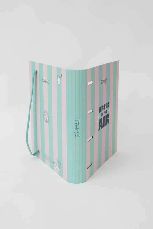 Mr. Wonderful Argolas com argolas e fólios estampado