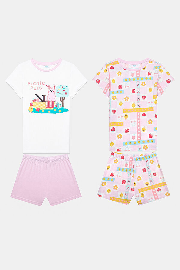 Penti Conjunto de pijama para menina de 2 pe&ccedil;as estampado
