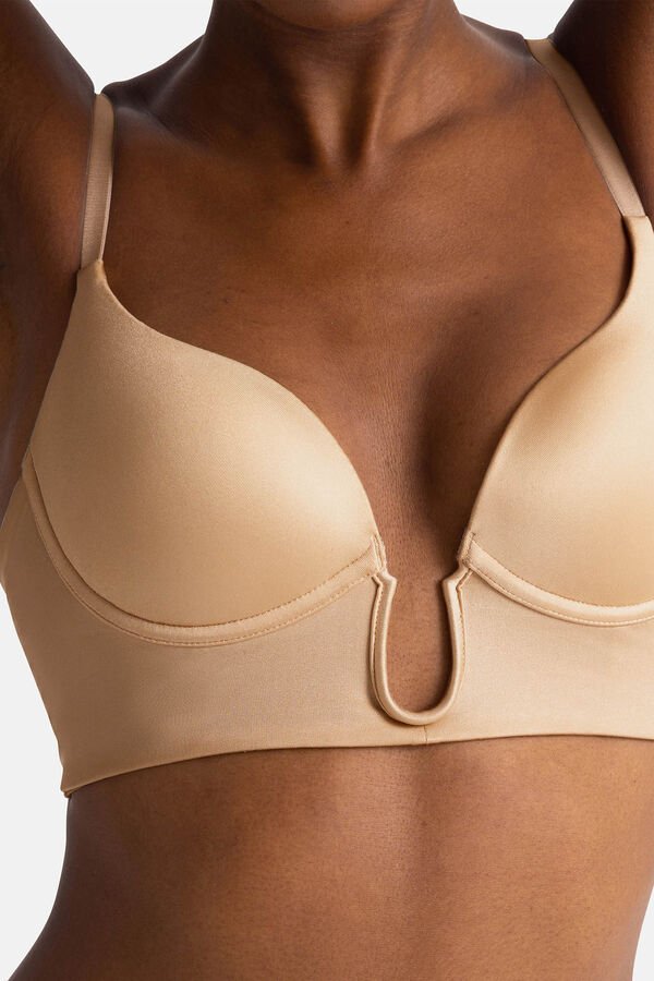 Dorina Sujetador demi con relleno fino Sublime Sculpt beige
