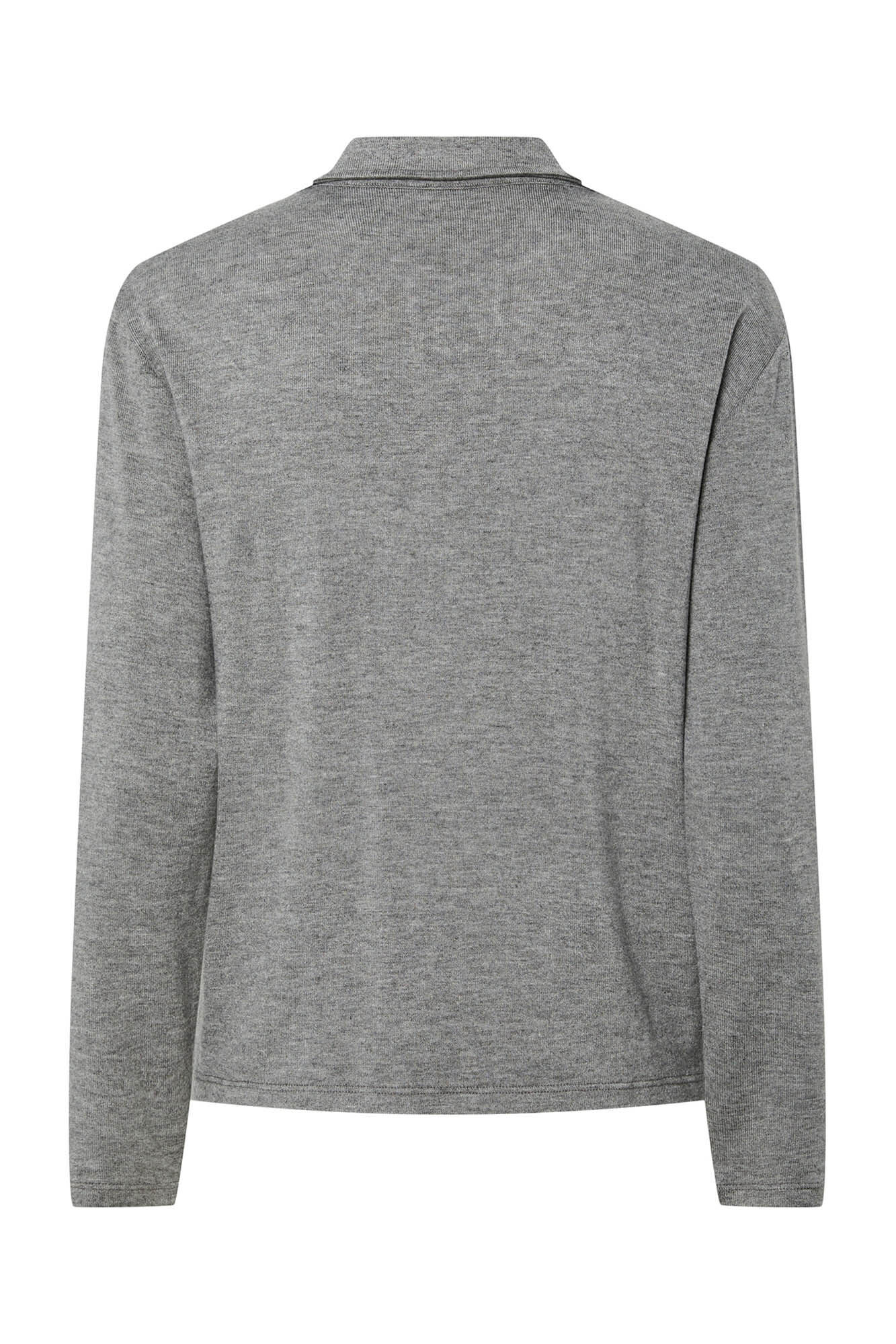 Pieces Camisola malha estilo polo para mulher