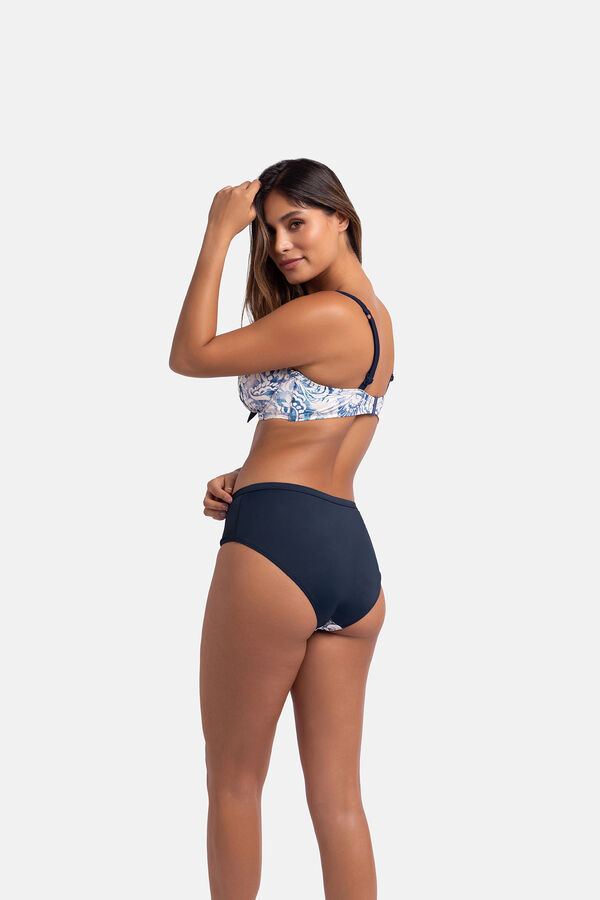 Dorina Top de biquíni com enchimento azul