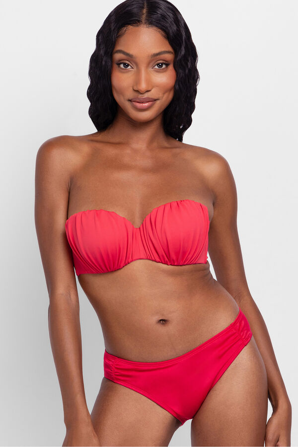 Dorina Top de biquíni bandeau rosa rosa