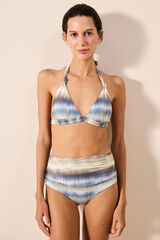 Penti Cueca de biqu&iacute;ni estampada de cintura subida estampado