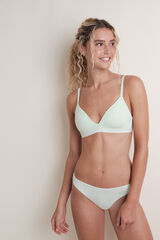 HI&BYE Sujetador triangular relleno fijo verde verde