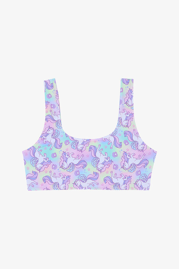 Penti Conjunto de bikini floral volante estampado