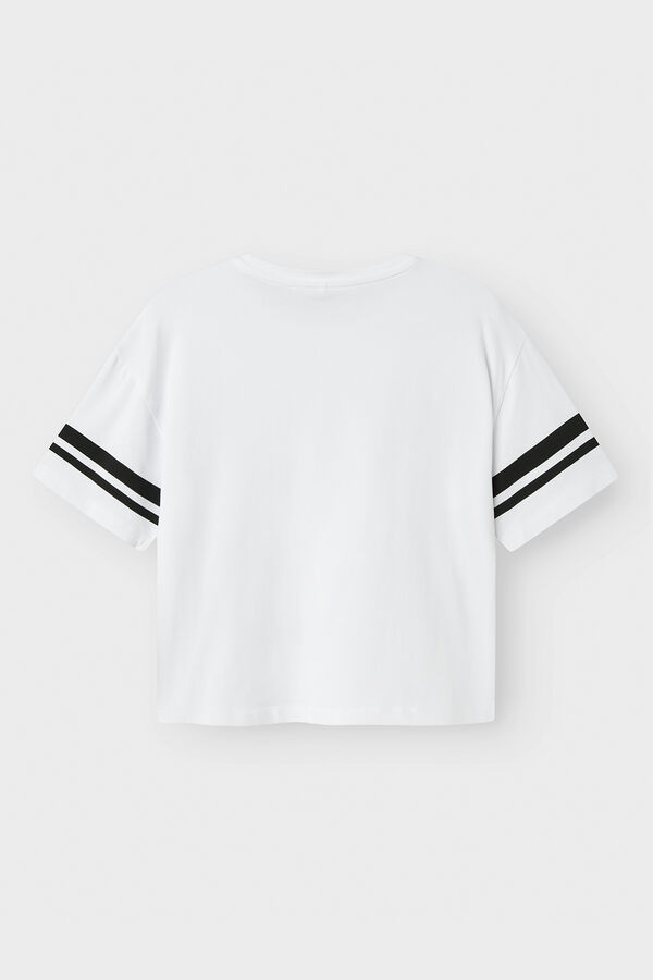 Name it Camiseta quarta-feira para meninas branco