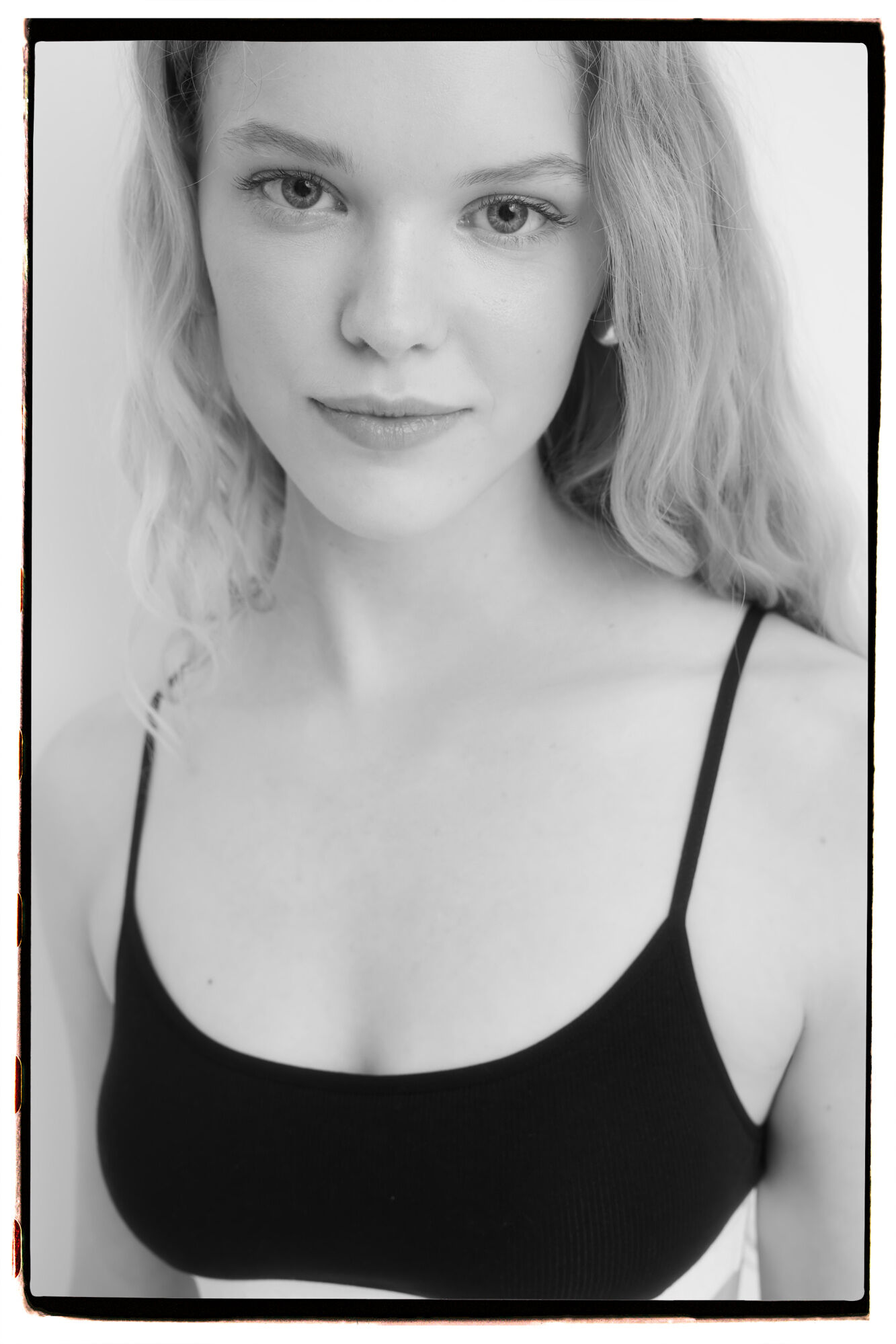 HI&BYE Sujetador top algod&oacute;n negro