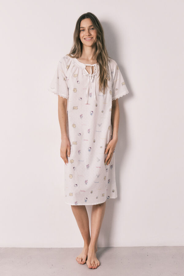 Women'secret Camis&oacute;n algod&oacute;n Hello Kitty lazadas marfil