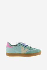 Victoria Zapatillas nylon piezas serraje azul