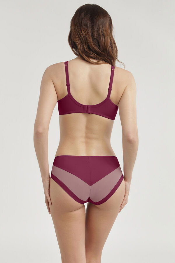 DIM Suti&atilde; com soutien de grande capacidade vermelho