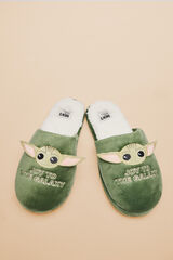 Women'secret Zapatillas casa Grogu 3D  kaki