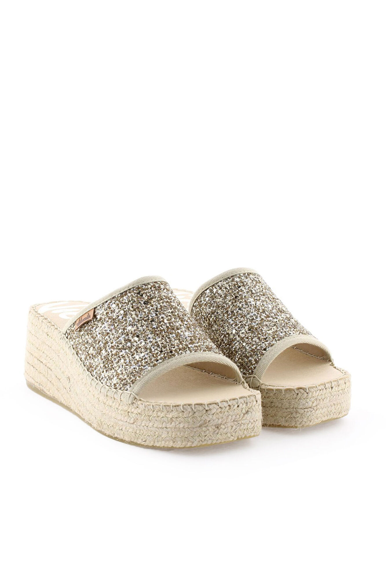 Vidorreta Tamanco de juta brilhante