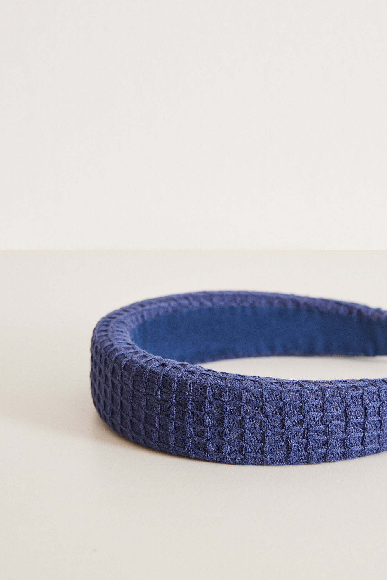 Women'secret Tiara de cabelo azul texturizada