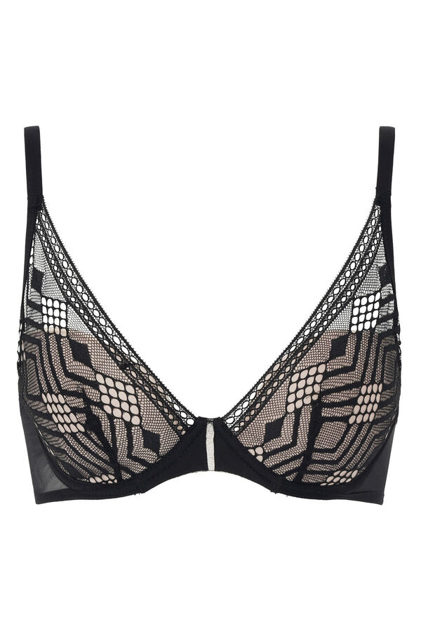 Passionata Soutien pré-formado Ondine efeito realce preto