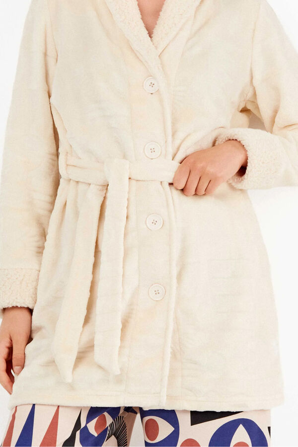 Gisela Bata textura peluche beige