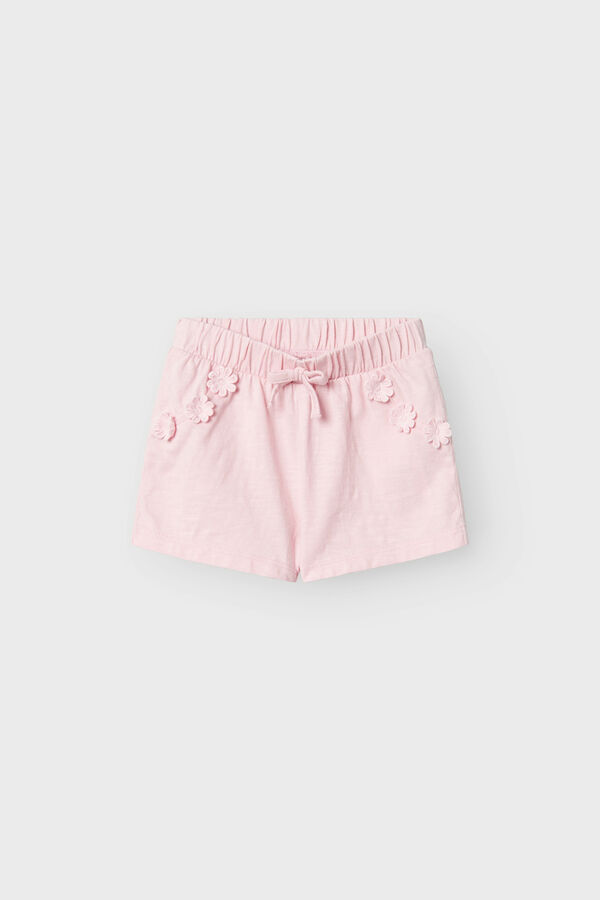 Name it Short de algod&oacute;n para ni&ntilde;a rosa