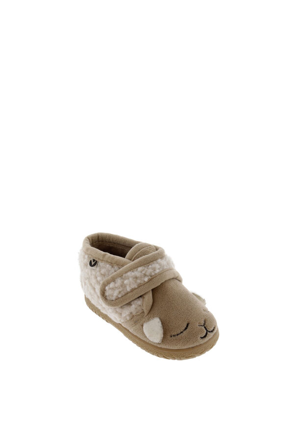 Victoria Zapatillas de casa de pelo nude