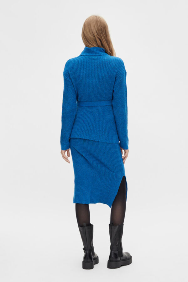 Mamalicious Top de punto, doble funci&oacute;n  azul