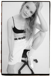 HI&BYE Sujetador top algodón negro