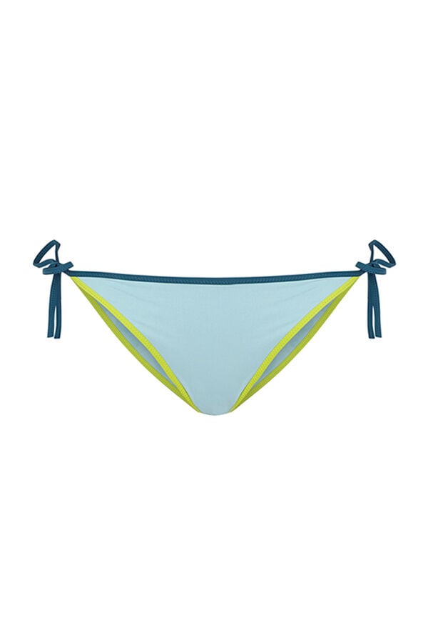 Womensecret Braga bikini lazos verde azul