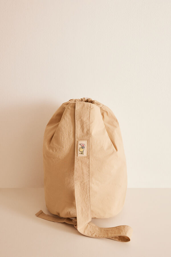 Women'secret Mochila nylon rosa Snoopy rosa