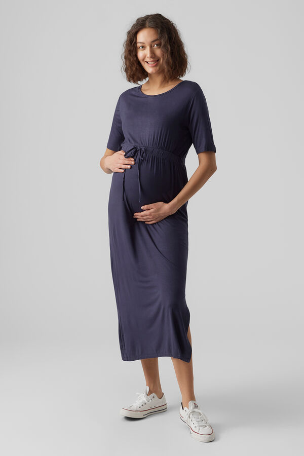 Womensecret Vestido comprido maternity azul