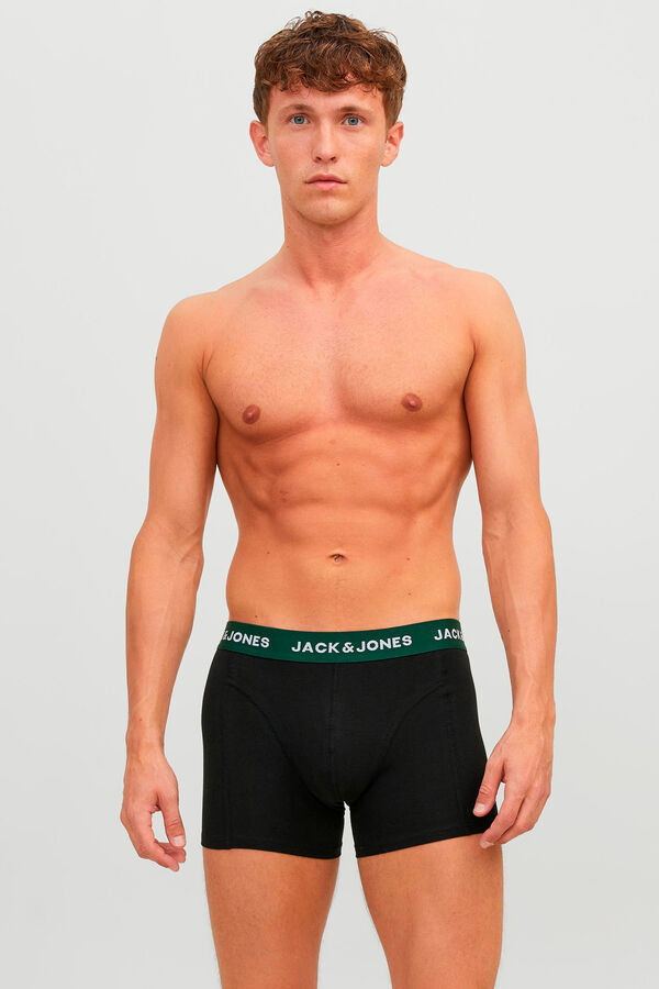 Jack & Jones Pack de 3 b&oacute;xers verde