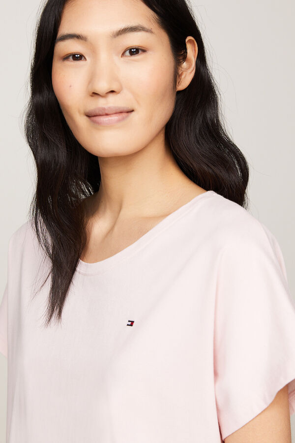 Tommy Hilfiger Set de short y camiseta de pijama rosa