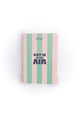 Mr. Wonderful Libreta A4 - Art is in the air estampado