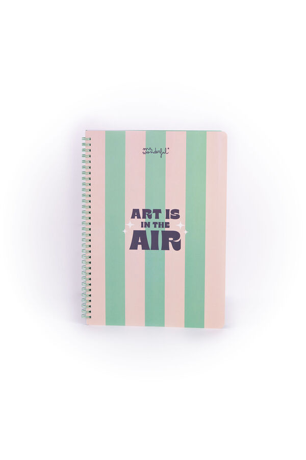 Mr. Wonderful Libreta A4 - Art is in the air estampado
