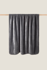 Textura Manta polar borreguito gris