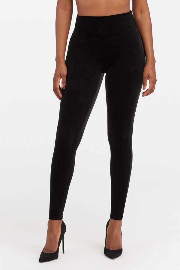 Spanx Leggins moldeadores terciopelo negro