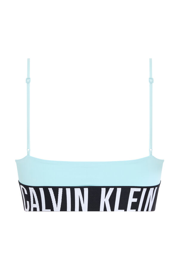 Calvin Klein Suti&atilde; bandeau azul Calvin Klein azul