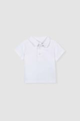 Gocco Polo piqu&eacute; b&aacute;sico blanco ni&ntilde;o blanco