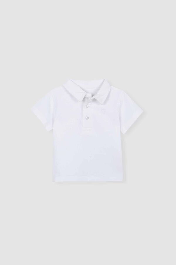 Gocco Polo piqu&eacute; b&aacute;sico blanco ni&ntilde;o blanco