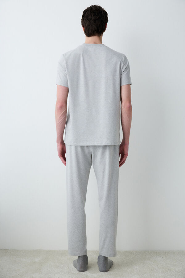 Penti Conjunto de pijama largo gris gris