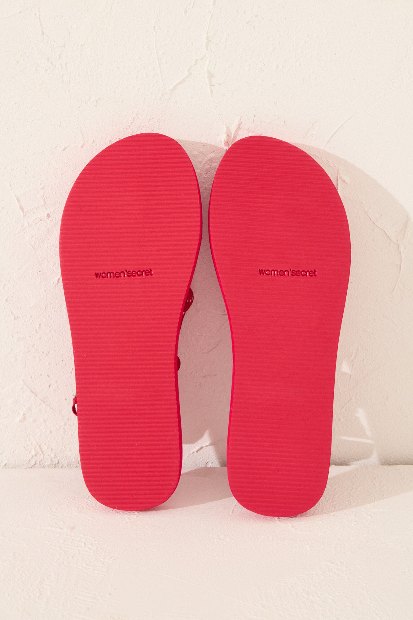 Women'secret Chinelos de corda do Snoopy vermelho