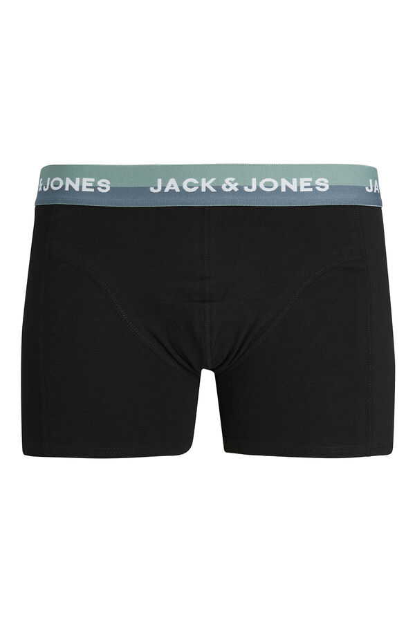 Jack & Jones Pack 3 b&oacute;xers cortos negro