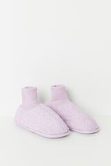 Women'secret Zapatillas casa calcet&iacute;n Snoopy rosa