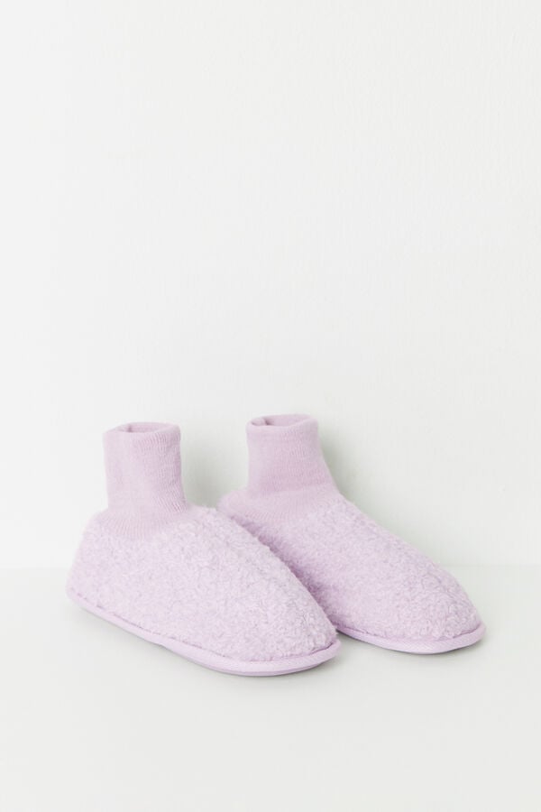 Women'secret Zapatillas casa calcet&iacute;n Snoopy rosa