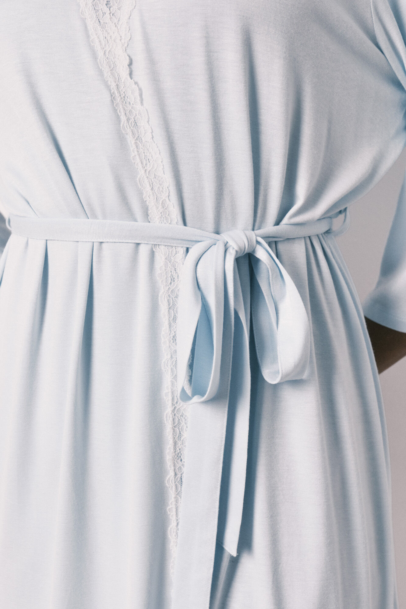 Women'secret Robe midi soft touch em viscose azul