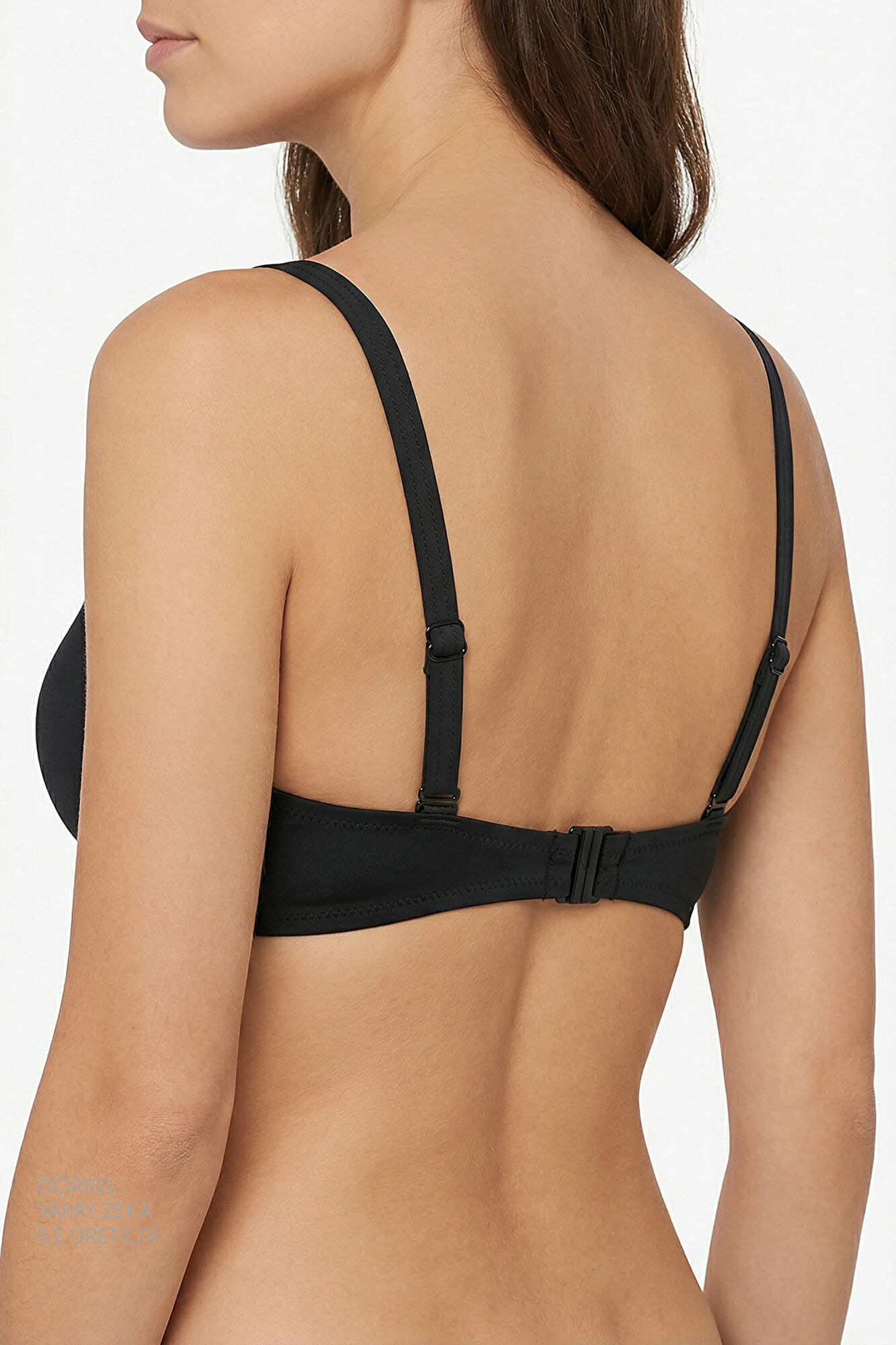 Penti Top de bikini bandeau efecto cruzado