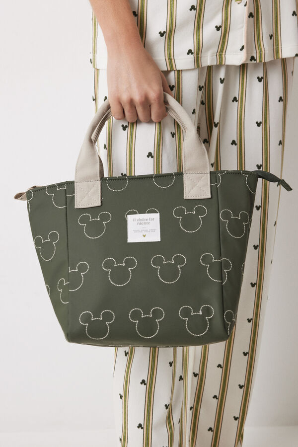 Women'secret Bolsa t&eacute;rmica porta alimentos Mickey Mouse kaki