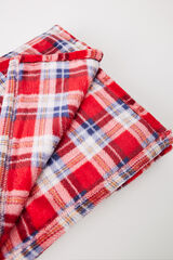 Women'secret Manta cuadros efecto pelo estampado