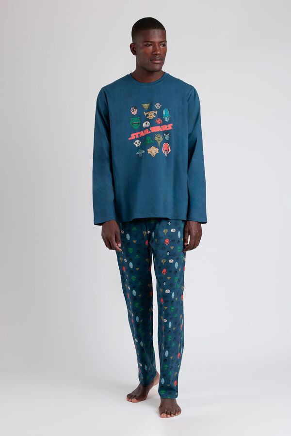 Admas Pijama hombre Alien Species Star Wars azul