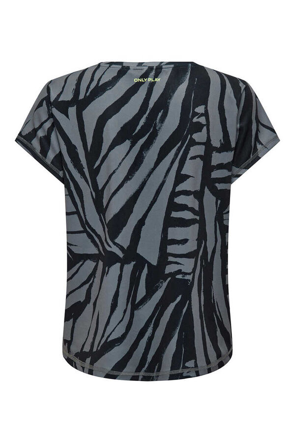 Only Play T-shirt de manga curta estampada azul