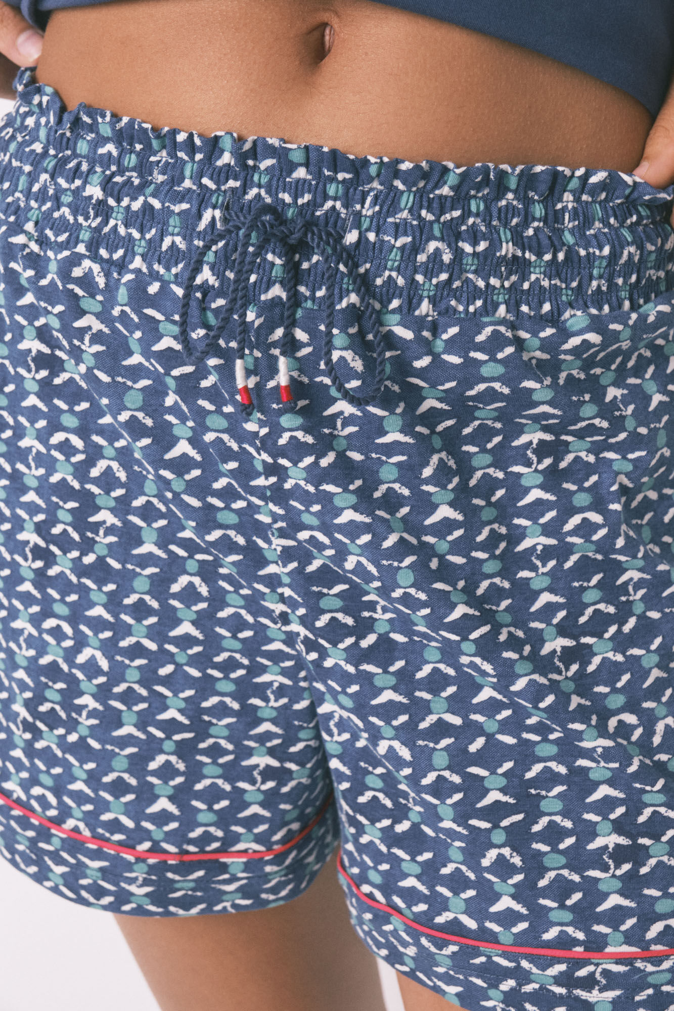 Women'secret Pijama corto 100% algod&oacute;n Moomin azul 