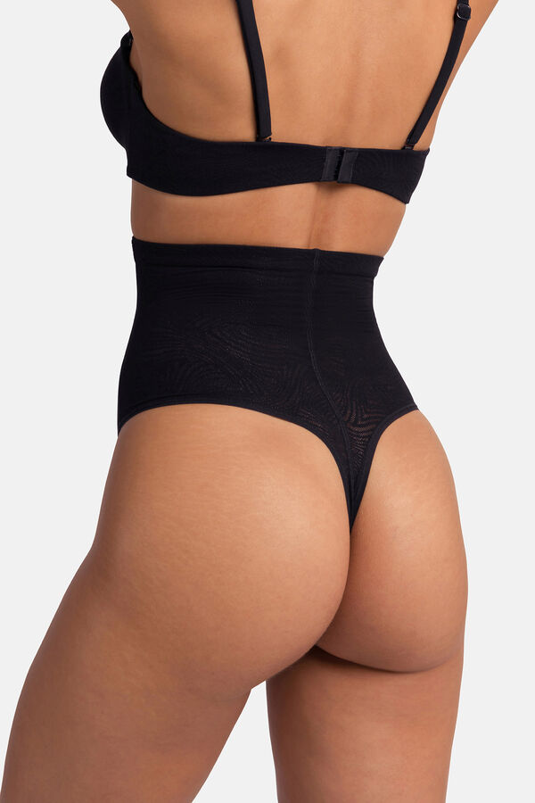 Dorina Suti&atilde; de renda sem aro preto